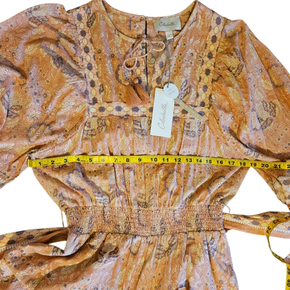 Cleobella Magdalena Bohemian Jumpsuit--Size Large - Picture 10 of 13
